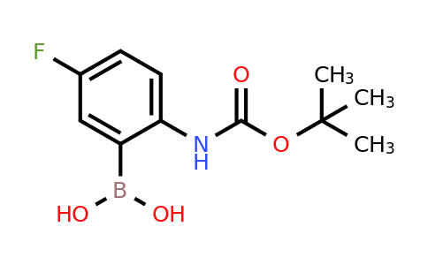 925207-17-6 | (2-((tert-Butoxycarbonyl)amino)-5-fluorophenyl)boronic acid