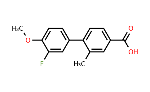 925909-04-2 | 4-(3-Fluoro-4-methoxyphenyl)-3-methylbenzoic acid