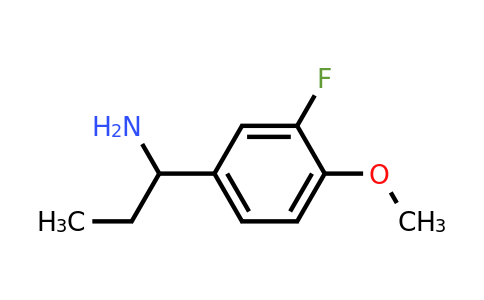 926210-07-3 | 1-(3-Fluoro-4-methoxyphenyl)propan-1-amine