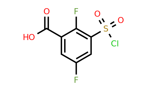 926223-16-7 | 3-(Chlorosulfonyl)-2,5-difluorobenzoic acid
