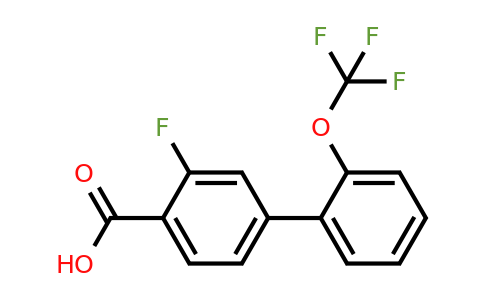 926234-72-2 | 2-Fluoro-4-[2-(trifluoromethoxy)phenyl]benzoic acid