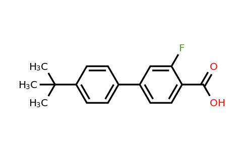 926236-47-7 | 4'-(tert-Butyl)-3-fluoro-[1,1'-biphenyl]-4-carboxylic acid