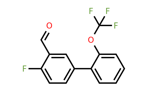 4-Fluoro-2'-(trifluoromethoxy)biphenyl-3-carboxaldehyde