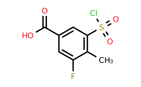 926264-75-7 | 3-(Chlorosulfonyl)-5-fluoro-4-methylbenzoic acid