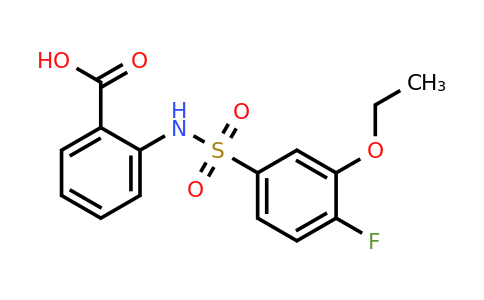 927637-19-2 | 2-(3-Ethoxy-4-fluorophenylsulfonamido)benzoic acid