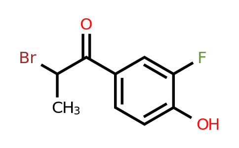 92821-95-9 | 2-Bromo-3'-fluoro-4'-hydroxypropiophenone