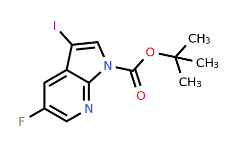 928653-78-5 | tert-Butyl 5-fluoro-3-iodo-1H-pyrrolo[2,3-b]pyridine-1-carboxylate