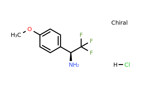929642-56-8 | (S)-2,2,2-Trifluoro-1-(4-methoxyphenyl)ethanamine hydrochloride