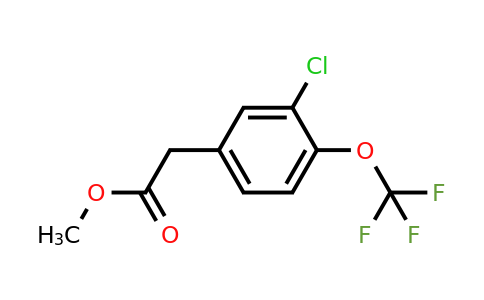 933673-51-9 | Methyl 2-(3-chloro-4-(trifluoromethoxy)phenyl)acetate