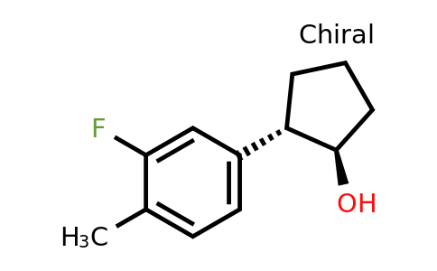 933674-43-2 | trans-2-(3-Fluoro-4-methylphenyl)cyclopentanol