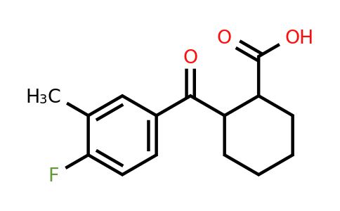 933674-63-6 | 2-(4-Fluoro-3-methylbenzoyl)cyclohexanecarboxylic acid