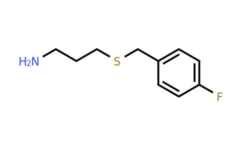 933758-12-4 | 3-((4-Fluorobenzyl)thio)propan-1-amine