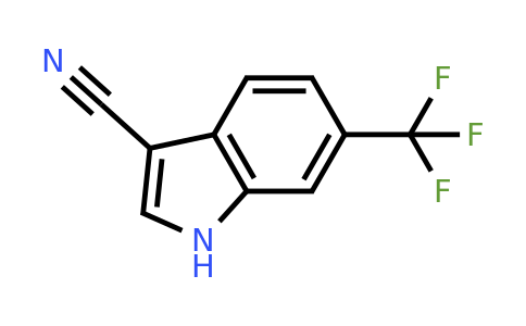 6-(Trifluoromethyl)-1H-indole-3-carbonitrile