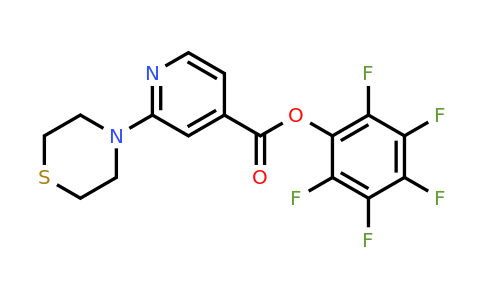 934570-42-0 | Pentafluorophenyl 2-thiomorpholin-4-ylisonicotinate