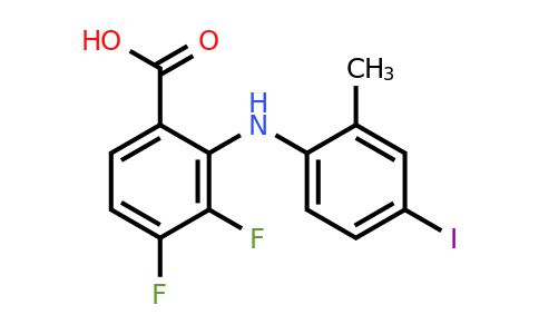 934664-21-8 | 3,4-Difluoro-2-((4-iodo-2-methylphenyl)amino)benzoic acid