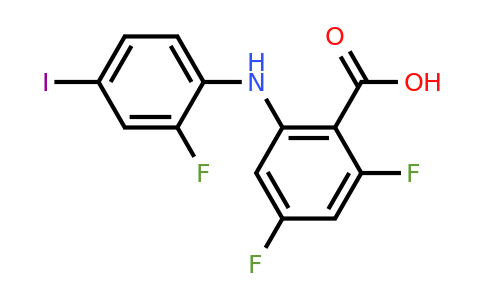 934665-14-2 | 2,4-Difluoro-6-((2-fluoro-4-iodophenyl)amino)benzoic acid