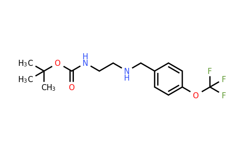 934757-43-4 | tert-Butyl N-[2-[[4-(trifluoromethoxy)phenyl]methylamino]ethyl]carbamate