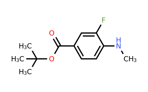 935440-22-5 | tert-Butyl 3-fluoro-4-(methylamino)benzoate