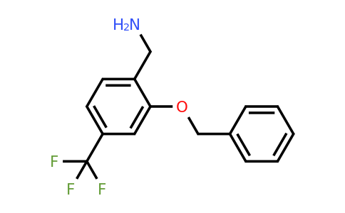 935520-01-7 | (2-(Benzyloxy)-4-(trifluoromethyl)phenyl)methanamine