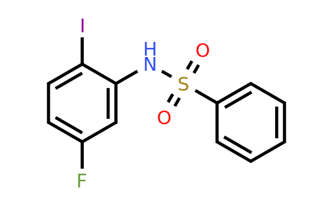 935684-32-5 | N-(5-Fluoro-2-iodophenyl)benzenesulfonamide