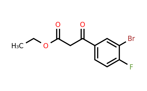 936125-75-6 | Ethyl 3-(3-bromo-4-fluorophenyl)-3-oxopropanoate