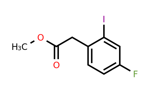 936693-18-4 | Methyl 4-fluoro-2-iodophenylacetate