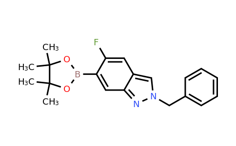 937047-34-2 | 2-Benzyl-5-fluoro-6-(4,4,5,5-tetramethyl-1,3,2-dioxaborolan-2-yl)-2H-indazole
