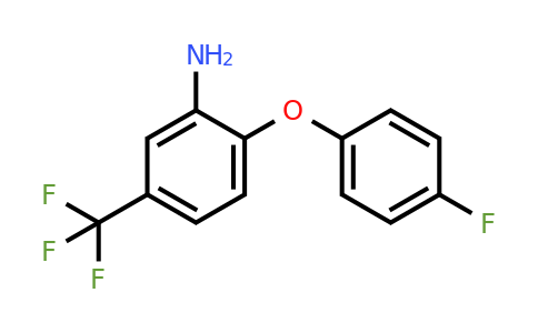 937596-44-6 | 2-(4-Fluorophenoxy)-5-(trifluoromethyl)aniline