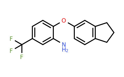 937596-54-8 | 2-((2,3-Dihydro-1H-inden-5-yl)oxy)-5-(trifluoromethyl)aniline