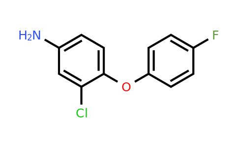 937608-56-5 | 3-Chloro-4-(4-fluorophenoxy)aniline