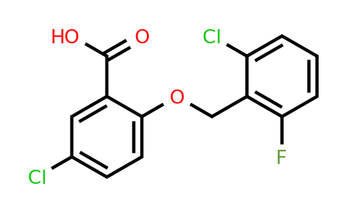 938141-34-5 | 5-Chloro-2-((2-chloro-6-fluorobenzyl)oxy)benzoic acid