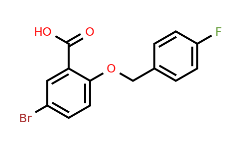 938243-43-7 | 5-Bromo-2-((4-fluorobenzyl)oxy)benzoic acid