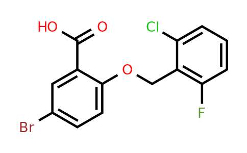 938257-63-7 | 5-Bromo-2-((2-chloro-6-fluorobenzyl)oxy)benzoic acid