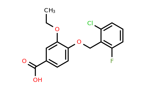938375-84-9 | 4-((2-Chloro-6-fluorobenzyl)oxy)-3-ethoxybenzoic acid