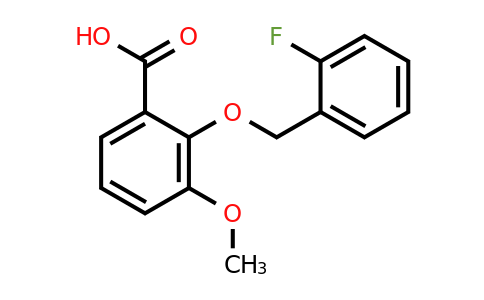 938380-20-2 | 2-((2-Fluorobenzyl)oxy)-3-methoxybenzoic acid