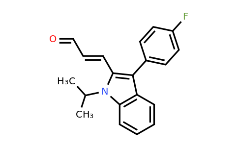 93957-50-7 | (E)-3-(3-(4-Fluorophenyl)-1-isopropyl-1H-indol-2-yl)acrylaldehyde