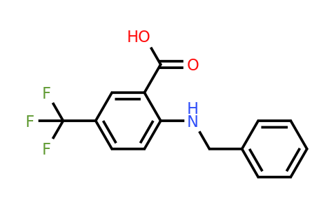 939816-68-9 | 2-(Benzylamino)-5-(trifluoromethyl)benzoic acid