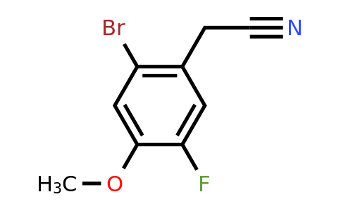 2-Bromo-5-fluoro-4-methoxyphenylacetonitrile