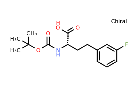 942065-49-8 | (S)-2-((tert-Butoxycarbonyl)amino)-4-(3-fluorophenyl)butanoic acid