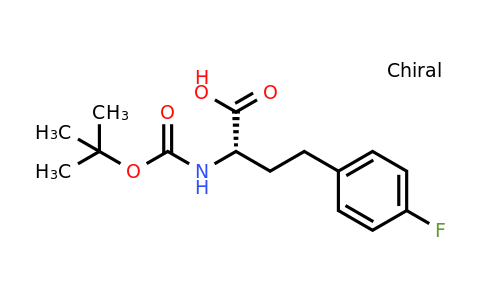 942065-50-1 | (S)-2-((tert-Butoxycarbonyl)amino)-4-(4-fluorophenyl)butanoic acid
