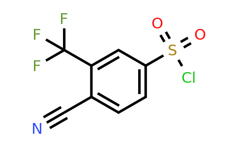 942199-59-9 | 4-Cyano-3-(trifluoromethyl)benzene-1-sulfonyl chloride
