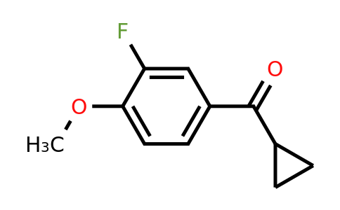 943116-00-5 | Cyclopropyl(3-fluoro-4-methoxyphenyl)methanone
