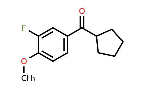 943116-07-2 | Cyclopentyl(3-fluoro-4-methoxyphenyl)methanone