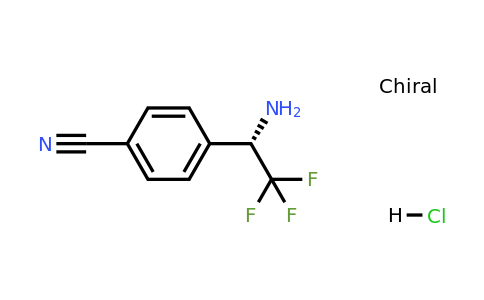 943731-61-1 | (S)-4-(1-Amino-2,2,2-trifluoroethyl)benzonitrile hydrochloride