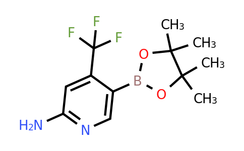 944401-57-4 | 5-(4,4,5,5-Tetramethyl-1,3,2-dioxaborolan-2-yl)-4-(trifluoromethyl)pyridin-2-amine