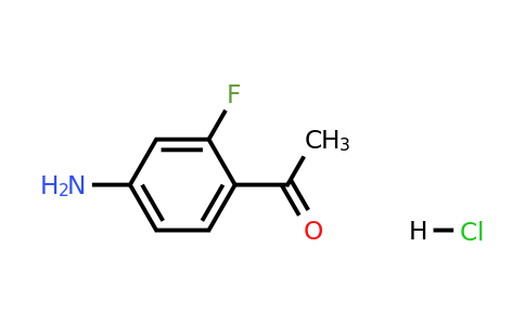 944827-93-4 | 4'-Amino-2'-fluoroacetophenonehydrochloride