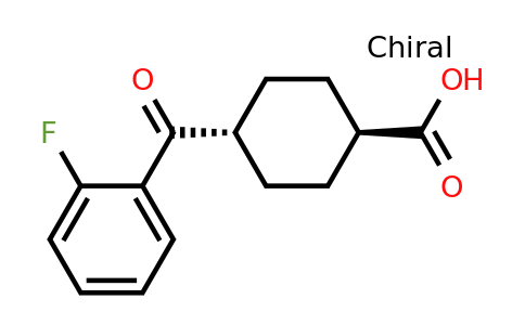 945313-25-7 | trans-4-(2-Fluorobenzoyl)cyclohexane-1-carboxylic acid