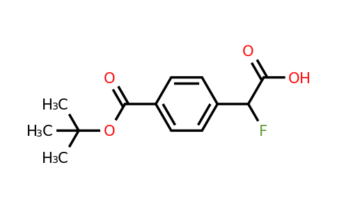 945610-03-7 | 2-(4-(tert-Butoxycarbonyl)phenyl)-2-fluoroacetic acid