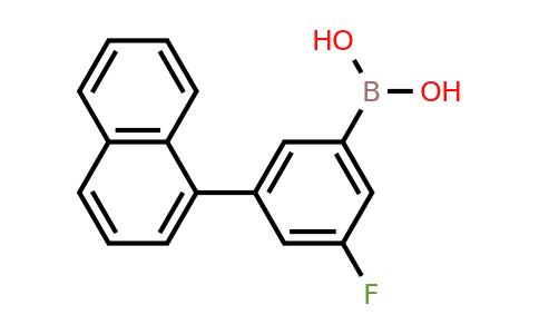946056-77-5 | (3-Fluoro-5-(naphthalen-1-yl)phenyl)boronic acid