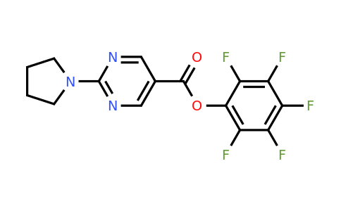 946409-38-7 | Pentafluorophenyl 2-pyrrolidin-1-ylpyrimidine-5-carboxylate